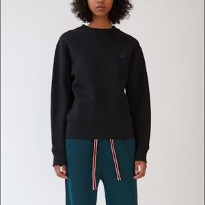 Acne Studios Black Fairview Face Sweatshirt